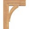 Ekena Millwork Thorton Block Smooth Bracket, Western Red Cedar, 3 1/2"W x 14"D x 18"H BKT04X14X18THR05SWR - alternate 2